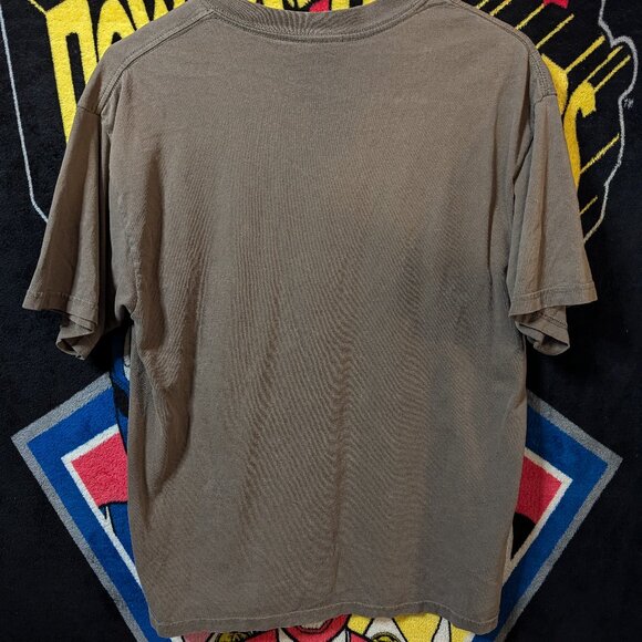 Vintage Y2K Trans-Siberian Orchestra Brown Logo T-Shirt size Large - Picture 4 of 4